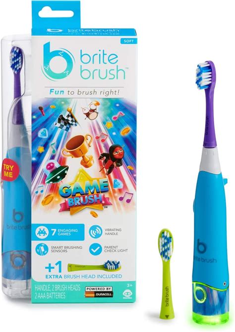 BriteBrush Smart Kids 電動牙刷 香港遊戲互動兒童電動牙刷