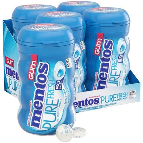 Mentos Pure Fresh萬樂珠無糖香口膠 香港銷售款產品圖