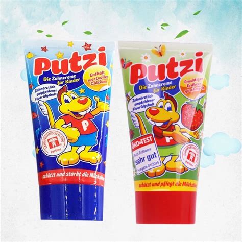 Putzi 兒童含氟牙膏 德國進口兒童牙膏圖